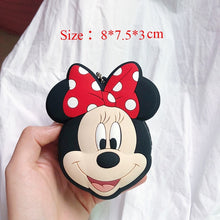 Load image into Gallery viewer, Q UNCLE Cartoon Coin Purse Girls Purse Kawaii Mini Wallet Chain Zipper Silicone Headphone Key Storage Bag Mini Crossbody Bag